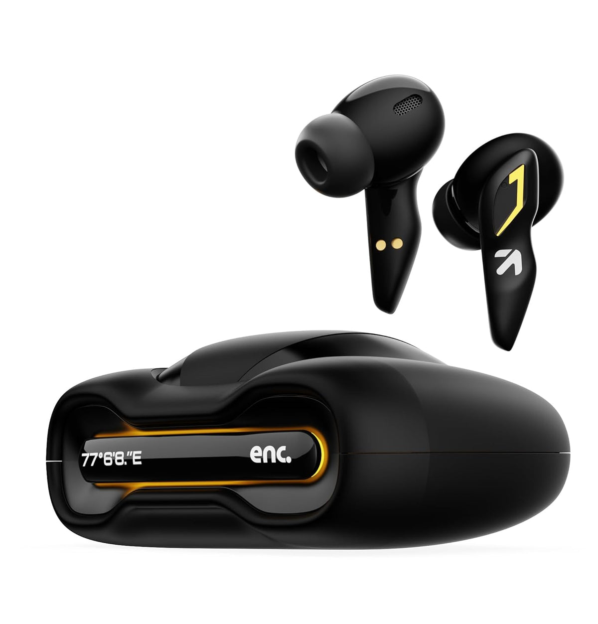 Astra Truly Wireless in Ear Earbuds with 48H Playtime, Built-in App Support, 45ms Low Latency Gaming, 4 Mics ENC, Breathing LEDs,13mm Bass Drivers,...
