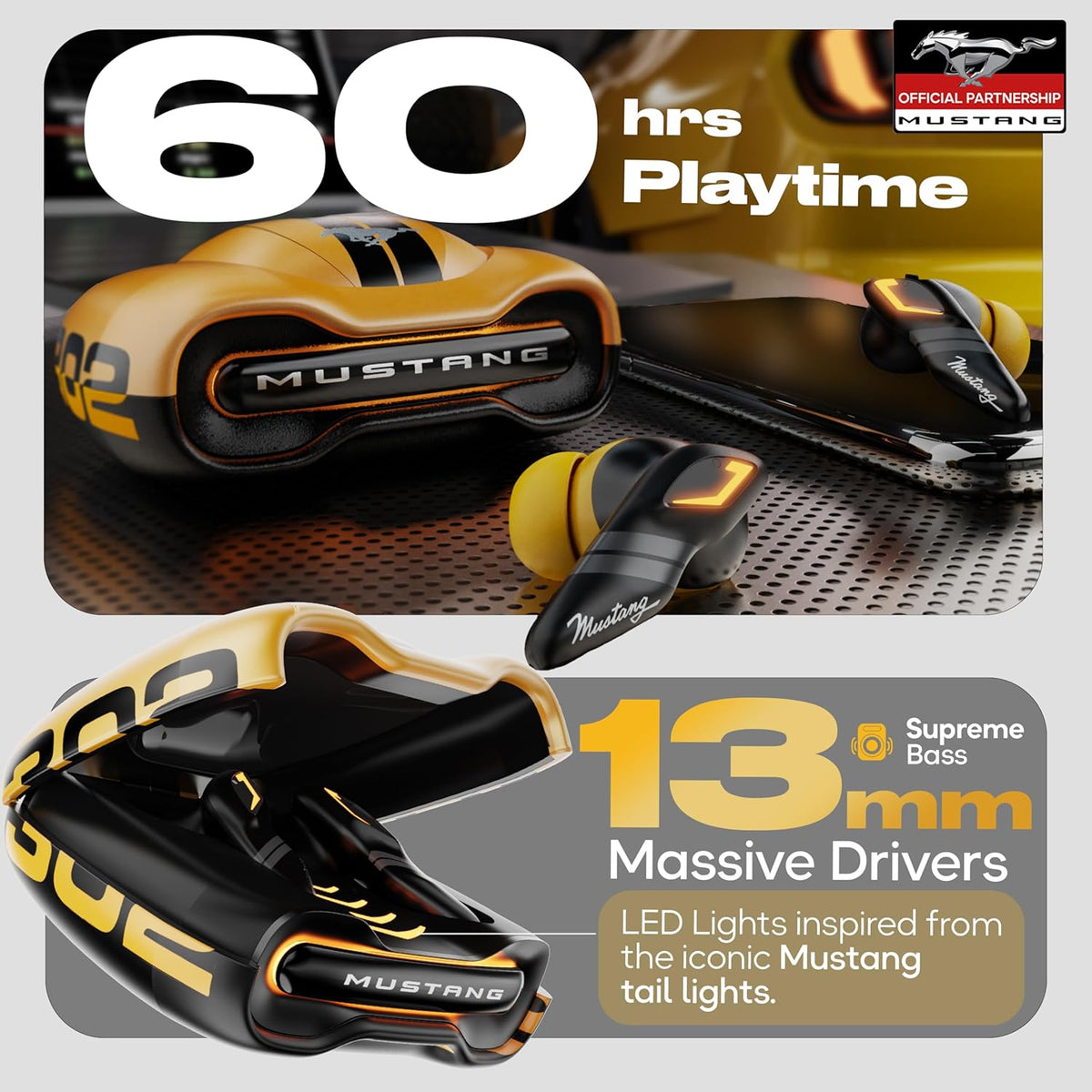TORQ WIRELESS EARBUDS (YELLOW)